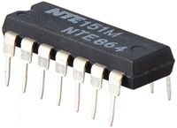 NTE Electronics NTE864 Integrated Circuit Precision Waveform Generator, 14-Pin DIP Package, 36V Power Supply Voltage