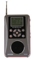DEGEN DE28 3-in-1 Rechargeable AM FM Short Wave Radio, Radio and Voice Recorder & MP3 Player with Built-in Micro SD TF Card Reader