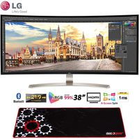 LG 38UC99W 38-inch UltraWide IPS Curved LED Monitor 3840 x 1600 Bundle with Deco Gear Large Extended Gaming Mouse Pad