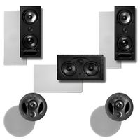 Polk Audio Surround System: Pair of 265-rt, 1 255c-rt In-wall, Pair of 90-rt