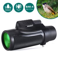 NOCOEX 8X32 HD Clear Dual Focus Monocular Telescope, Compact BAK4 Multi-Coated Zoom Optical Lens Scope Ideal for Hunting Camping Hiking, Sporting Events