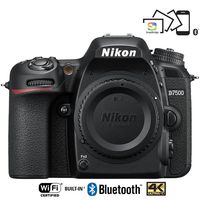 Nikon D7500 20.9MP DX-Format Wi-Fi 4K Digital SLR Camera Body - (Renewed)