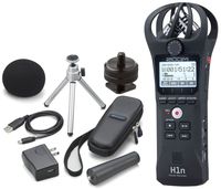 Zoom H1n Handy Digital Recorder w/APH-1n Accessory Pack Hot Shoe Adapter