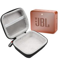 JBL GO 2 IPX7 Waterproof Ultra Portable Bluetooth Speaker On-The-Go Bundle with gSport Deluxe Hardshell Case (Cinnamon)