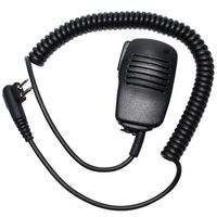 Replacement for Motorola BR250 Two-Way Radio Shoulder Speaker Microphone - Handheld Push-to-Talk (PTT) Mic Compatible with Motorola BR250 - Headset for Security and Surveillance