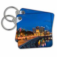 3D Rose Key Chains, Set of 2 (kc_229967_1)