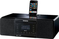 Sangean DDR-63 WiFi Internet Radio/FM-RBDS/Aux-in/CD/USB/SD All-in-One Tabletop Wooden Cabinet Musical System Compatible with iPod, Black, WiFi Internet Radio/FM-RBDS Waveband