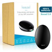 New Keezel 2.0 VPN Portable Router | Built-in Firewall for Wireless Internet Connection | VPN Router That Creates Online Security and Privacy on Any Wi-Fi Network | Travel Power Bank Included
