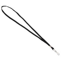 Advantus Wearable Deluxe Lanyard with J-Hook, 100/BX, Black (97126)
