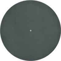 Genuine Leather Turntable Platter Mat - Gray