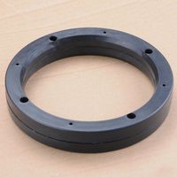 Wotefusi Speaker Spacer Extender Rings 5 inches Car Speaker Black Depth Extender Spacer Rings Bracket Holder Waterproof