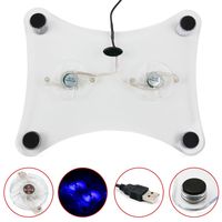 DURAGADGET USB Laptop Notebook Cooling Tilt Pad with Blue LED's for Dell Laptops: 11.6" Chromebook, Chromebook 11 & Chromebook 13