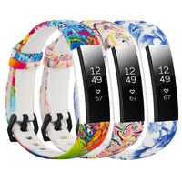 Baaletc Cute Rubber Replacement Accessory Watch Band/Wristband Bracelet Strap with Stainless Steel Buckle for Fitbit Alta, Fitbit Alta HR Fitness Trackers, One Size