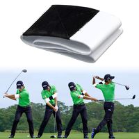 prowithlin Golf Training Aids, Golf Smooth Swing Training Aid Arm Band Golf Beginners' Training Arm Band(White)