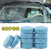 FUDAI Car Windshield Glass Cleaning Tablets,Multifunctional Effervescent Spray Cleaner Cleaning Tool Compact Effervescent Tablets Cleaner for Window Floor Bathroom Glass Cleaners