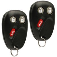 Case Shell Key Fob Keyless Entry Remote fits Buick Rainier / Chevy Trailblazer / GMC Envoy / Isuzu Ascender / Oldsmobile Bravada (fits Part # 15008008 15008009)