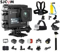 SJCAM SJ6 Kit {Including Extra Battery, 5-in-1 Accessories} SJ6 LEGEND Dual Screen 2″ LCD Touch Screen 2880×2160 Novatek NT96660 Panasonic MN34120PA CMOS 4K Ultra HD Sport DV Action Camera