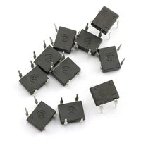 Tegg DB107 Bridge Rectifier 10PCS Electronic Silicon Diodes 1A 1000V 4-Pin Single Phase Diode Rectifier Bridge