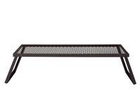 AmazonBasics Extra Large Portable Folding Camping Grill Grate - 40 x 18 x 9 Inches, Black Steel