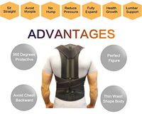 ZSZBACE Thoracic Back Brace - Best Kyphosis Brace - with Magnets to Relieve Spine Pain - Relief Shirt Posture Corrector for Women and - Men Tension Shirt - Pain Relief Back Band (S)