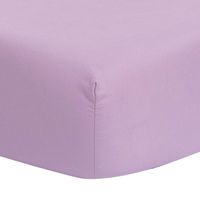 TILLYOU Silky Soft Microfiber Crib Sheet, Breathable Cozy Toddler Sheets for Girls, 28 x 52in Fits Standard Crib & Toddler Mattress, Lavender