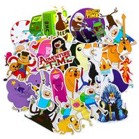 Adventure Time Stickers, Cartoon Vinyl Waterproof Laptop Sticker Skateboard Pad MacBook Car Snowboard Bicycle Luggage Decal 29Pcs Pack
