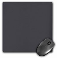 3dRose Charcoal Gray - Mouse Pad, 8 by 8" (mp_30644_1)