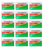 Fuji 100 35mm Film CN 135-12 Exp Color Print Fujicolor Tested Exp 2010 (15-Rolls)