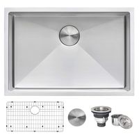 Ruvati 28-inch Undermount 16 Gauge Tight Radius Stainless Steel Kitchen Sink Single Bowl - RVH7250