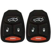 Discount Keyless Replacement Trunk Button Pad Compatible with KOBDT04A (2 Pack)