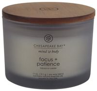 Chesapeake Bay Candle Scented Candle, Focus + Patience (Tobacco Cedar), Coffee Table