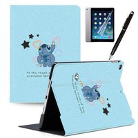iPad Mini 4 Case Cartoon Lilo & Stitch Cartoon Protection Lightweight PU Leather Smart Auto Sleep/Wake Cover for iPad Mini 4 A1538 A1550#B