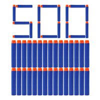 Wolftop 500 Pcs Refill Bullet Darts for Nerf N-Strike Elite Series Blasters Kid Toy Gun