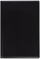 SKILCRAFT 7510-01-454-7388 Vinyl Steno Pad Holder with Foam Padded Cover, 6 x 9 Inch Height, Black