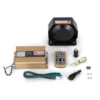 Mophorn 400W 8 Sound Loud Car Warning Police Fire Emergency Alarm Fire Siren 1 Horn PA Speaker MIC System Vehicle Siren