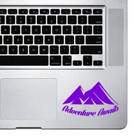 StickAny Palm Series Adventure Awaits Sticker for MacBook Pro, Chromebook, and Laptops (Purple)
