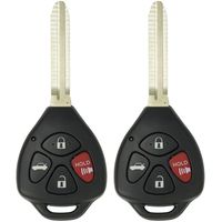 Keyless2Go 2 New Replacement Keyless Entry Remote Car Key for 2007 2008 2009 2010 Toyota Camry HYQ12BBY