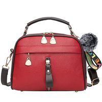 Fashionhe Women's Bag Shoulder Bags Wild Small Square Bag Messenger Bag Outdoor Backpack Travel Daypack(Red)