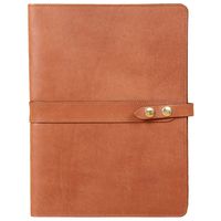 Saddle Tan Leather Tablet Portfolio Case No. 18 - USA Made, Fits iPad | Col. Littleton