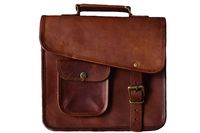 Urban Dezire Men's Genuine Leather Small Briefcase Messenger Satchel Ipad Tab Tablet Bag 11 compatible with Apple product