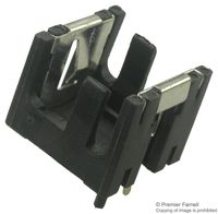 Battery Holders, Clips Contacts 1/3 N Horiz Battery Holder