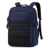 WindTook Laptop Backpack for Women and Men Molle Travel Computer Bag School College Daypack Suits 15.6 Inch Notebook WT6300 Navy Blue