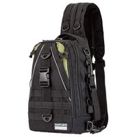 Ghosthorn Fishing Tackle Backpack Storage Bag - Outdoor Shoulder Backpack - Fishing Gear Bag Standard Black