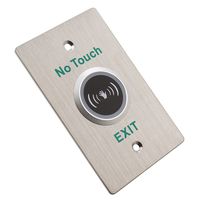 HWMATE Infrared Sensor Exit Button Door Release Unlock No Touch Exit Switch for Access Control Security System