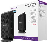NETGEAR Cable Modem 24x8 DOCSIS 3.0 Max Speed 960Mbps | Certified for XFINITY by Comcast, Spectrum, COX & More (CM600)