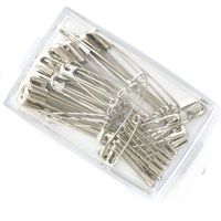 Malmo Assorted Safety Pins, 4 Size, 100-Count