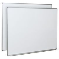 Balt Essentials Mobile Vertical Sliding Whiteboard, Vertical Boards, Box 1 of 2 and must order box 2 to complete unit (84186)