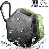 Shower Speaker Mini Wireless Bluetooth,Waterproof 15Hour Playtime Rechargeable, 5W Enhanced Bass Portable,True Stereo Sound/TWS 2 Speakers Pair,Support TF Card,for iPhone Android Outdoor (Suction Cup)