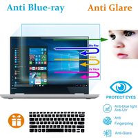 2 Pack Anti Blue Light Anti Glare Screen Protector Fit Lenovo Yoga 720 2-in-1 13.3" Touch-Screen Laptop with Gift Keyboard Cover, Eyes Protection Filter Reduces Eye Strain Help You Sleep Better
