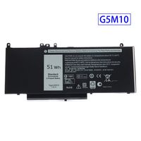 EBKK 51Wh G5M10 8V5GX Battery for Dell Latitude E5450 E5550 Notebook 15.6" Series 1KY05 R9XM9 WYJC2 4 Cell【12 Mouths Warranty】